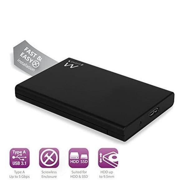 Komponent - Reservdel / Intern hårddisk / Intern hårddisk - Externt hölje Ewent EW7044 2,5" HD/SSD USB 3.