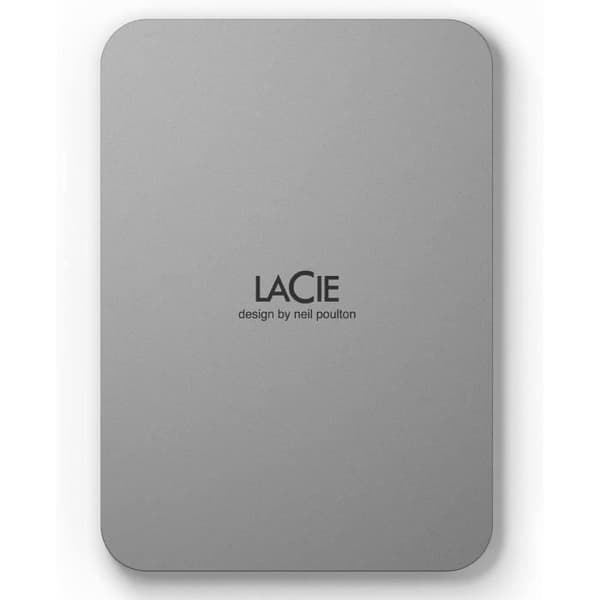 Extern bärbar hårddisk - LACIE - Mobile Drive v2 - USB 3.1-C - 4TB - Grå (STLP4000400)