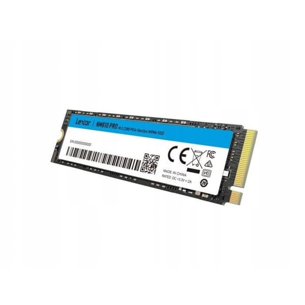 SSD-hårddisk - Lexar - NM610 Pro - 1To - NVMe - M.2 2280 - 3300 Mo/s