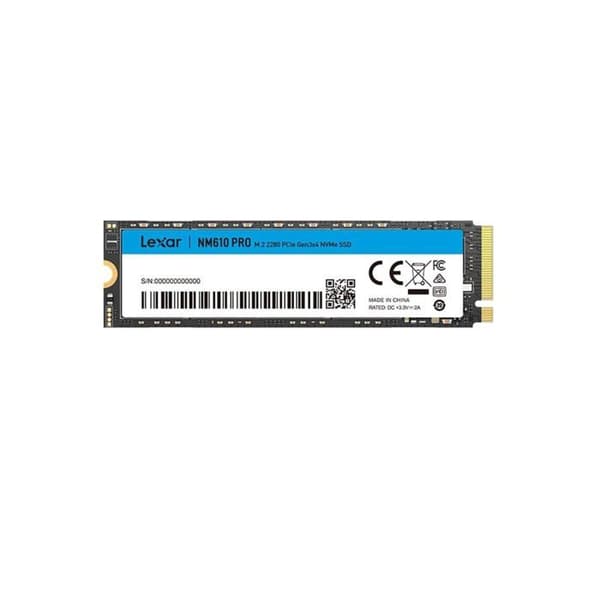 SSD-hårddisk - Lexar - NM610 Pro - 1To - NVMe - M.2 2280 - 3300 Mo/s