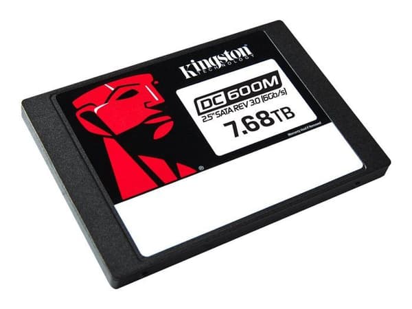 SSD-hårddisk - KINGSTON - SEDC600M/7680G - 7,68 TB - SATA-600 - 550 Mo/s