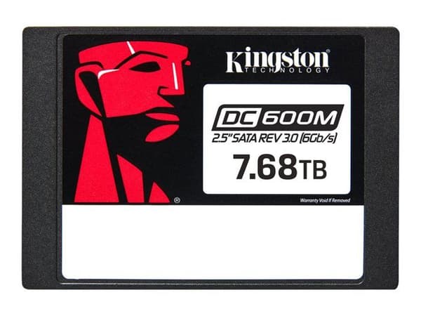 SSD-hårddisk - KINGSTON - SEDC600M/7680G - 7,68 TB - SATA-600 - 550 Mo/s