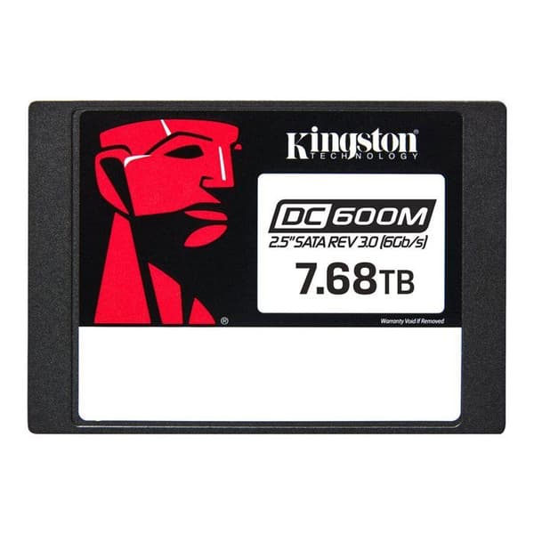 SSD-hårddisk - KINGSTON - SEDC600M/7680G - 7,68 TB - SATA-600 - 550 Mo/s