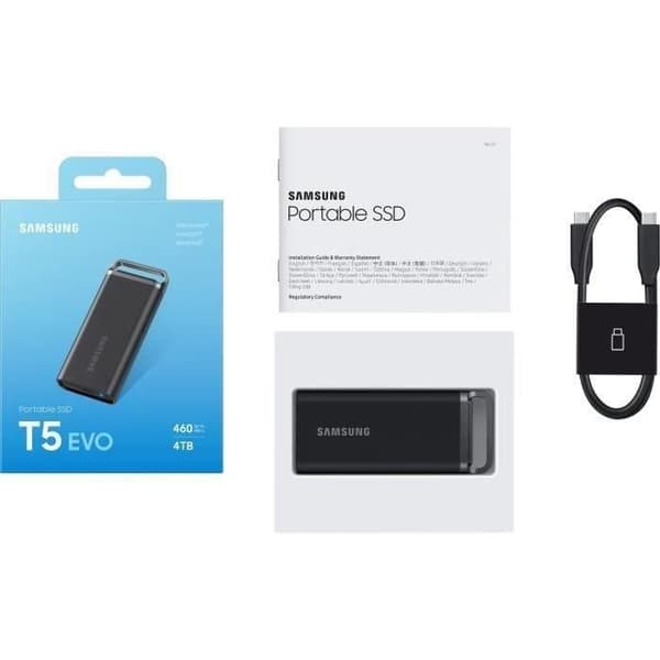 SAMSUNG Extern SSD T5 Evo 4 TB MU-PH4T0S/EU