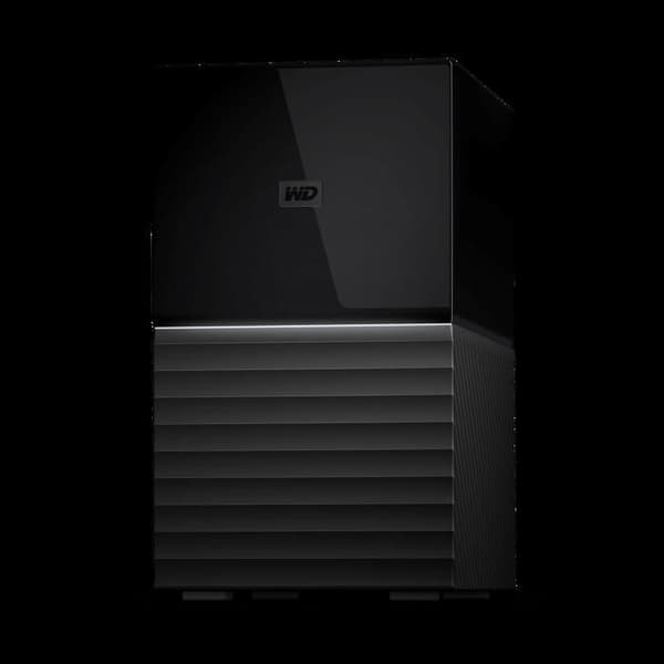 WD My Book Duo WDBFBE0360JBK - Hårddisk - 36TB - 2 fack - 18TB HDD x 2 - USB 3.1 Gen 1 (extern) Svart