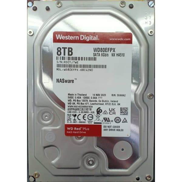 WD Red Plus WD80EFPX - hårddisk