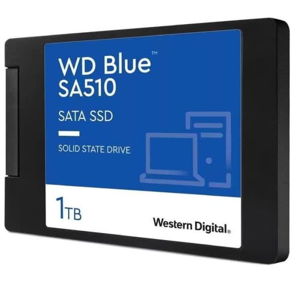 WESTERN DIGITAL Hårddisk SA510 - SATA SSD - 1TB intern - 2,5" format - Blå