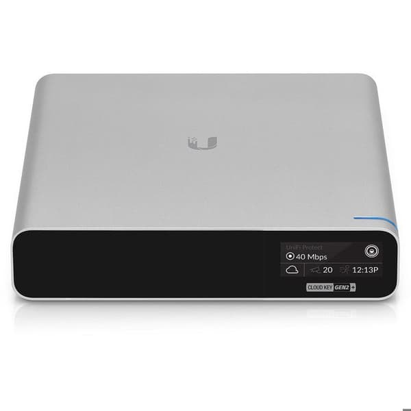 UniFi-konsol - UBIQUITI NETWORKS - CloudKey+ - 1 TB SSD - Hantering av flera applikationer - Bluetooth Svart, Grå
