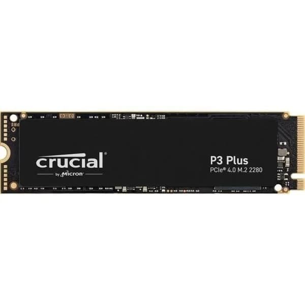 CRUCIAL P3 Plus 4TB PCIe 4.0 NVMe M.2 2280 SSD-hårddisk