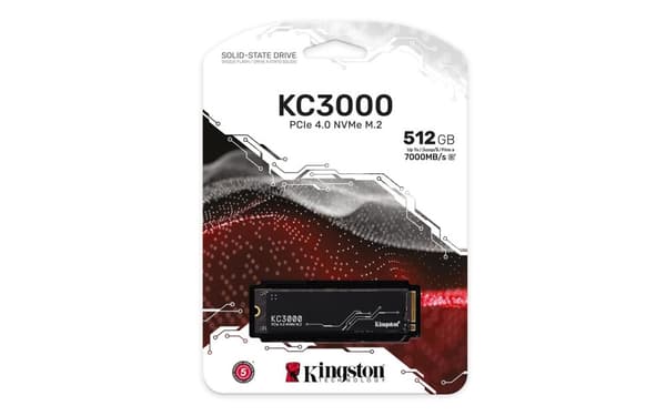 Kingston Technology KC3000 M.2 512 GB PCI Express 4.0 3D TLC NVMe