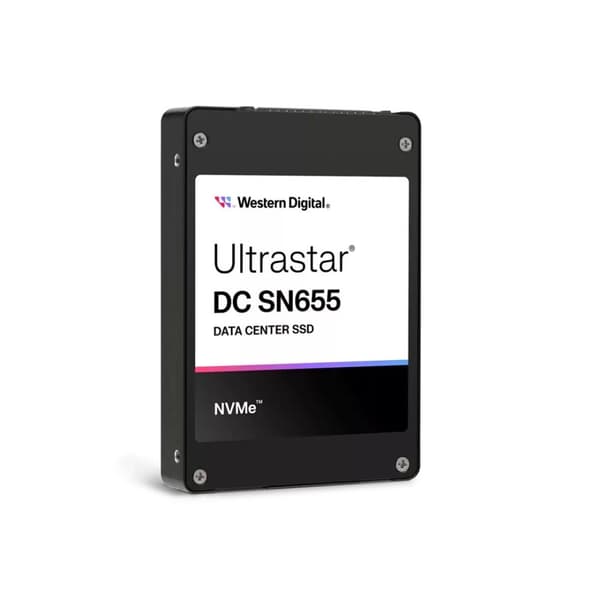 Western Digital Ultrastar DC SN655 U.3 3,84 TB PCI Express 4.0 NVMe 3D TLC NAND ISE (0TS2461)