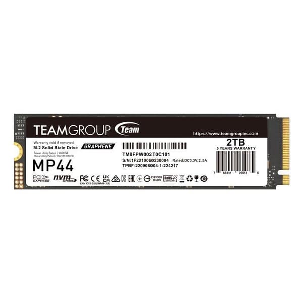 SSD - TEAMGROUP - MP44 - 1 TB - PCIe 4.0 - M.2 - Ultrasnabba prestanda