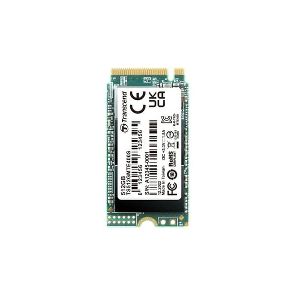 Intern SSD - TRANSCEND - MTS400S - 512 Go - M.2 2242 - PCIe NVMe 3.0 x4