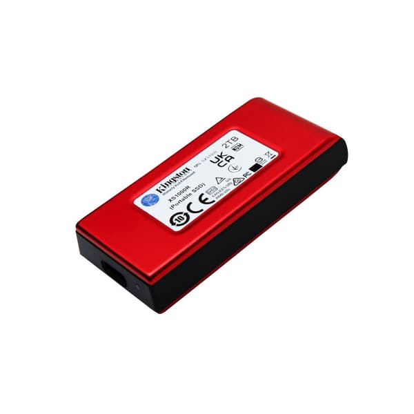 Ekstern harddisk Kingston SXS1000R/2000G Rød 2 TB