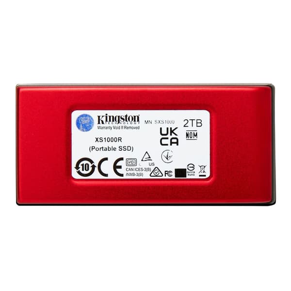 Extern Hårddisk Kingston SXS1000R/2000G Röd 2 TB