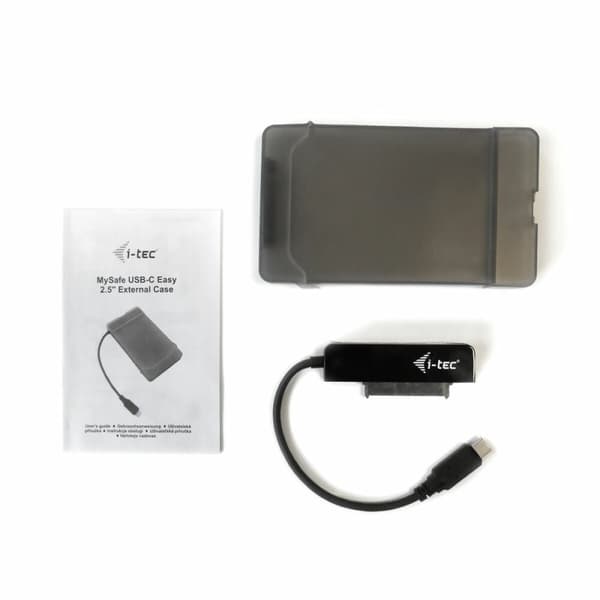 Til harddisk i-Tec C31MYSAFEU313 Sort Grå USB USB-C Sata II