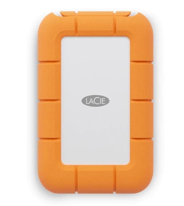External SSD LACIE 2TB (USB-C, Write speed 2000 MBytes/sec, Read speed 2000 MBytes/sec, STMF2000400)
