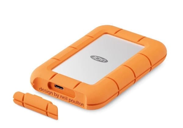 External SSD LACIE 2TB (USB-C, Write speed 2000 MBytes/sec, Read speed 2000 MBytes/sec, STMF2000400)