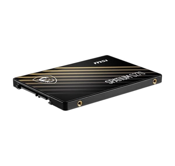 Ssd, Msi, spatium s270 (240gb, sata, 3d nand, skrivhastighet 400 mbyte/sek, läshastighet 500 mbyte/sek, 2,5", tbw 250 tb)
