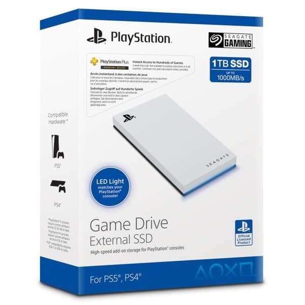 Extern hårddisk - SEAGATE - Game Drive - 1 To - USB 3.0 - Kompatibel med PlayStation