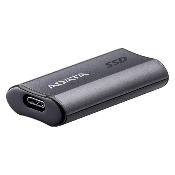 Adata extern ssd-hårddisk - SC750-500G-CCBK - Extern SSD SC750 500GB Plug-Go Silver 1050/1000 ()