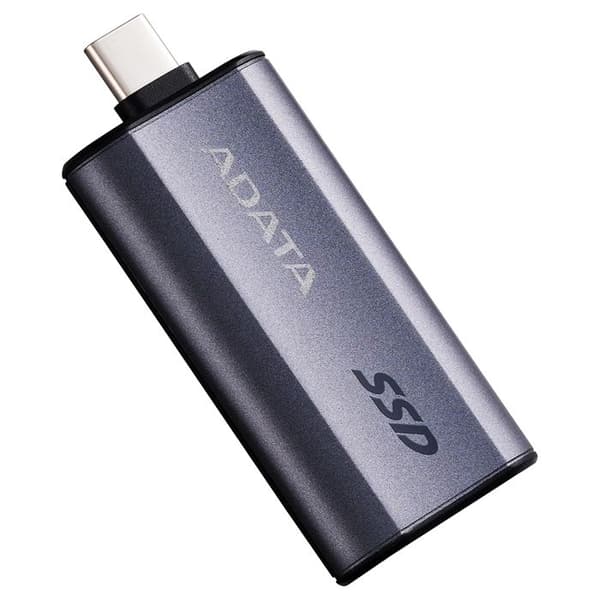 Adata extern ssd-hårddisk - SC750-500G-CCBK - Extern SSD SC750 500GB Plug-Go Silver 1050/1000 ()