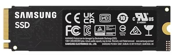 Ssd 990 evo plus (4tb, m.2, pcie gen5, nvme, tlc, skrivhastighet 6300 mbyte/sek, läshastighet 7250 mbyte/sek, 2,38 mm), Samsung