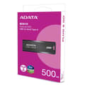 Miniatyrbild 8 av 9: External SSD ADATA SC610 (500GB, USB 3.2, Write speed 500 MBytes/sec, Read speed 550 MBytes/sec, SC610-500G-CBK/RD)