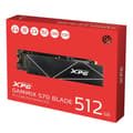 Miniatyrbillede 3 af 4: SSD ADATA XPG GAMMIX S70 (512GB, M.2, PCIe Gen4, 3D NAND, Write speed 2600 MBytes/sec, Read speed 7200 MBytes/sec, TBW 370 TB)