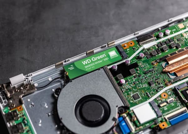 Intern SSD-enhet - WESTERN DIGITAL - WD Green SN3000 - 2 TB - PCIe Gen4 - M.2 2280