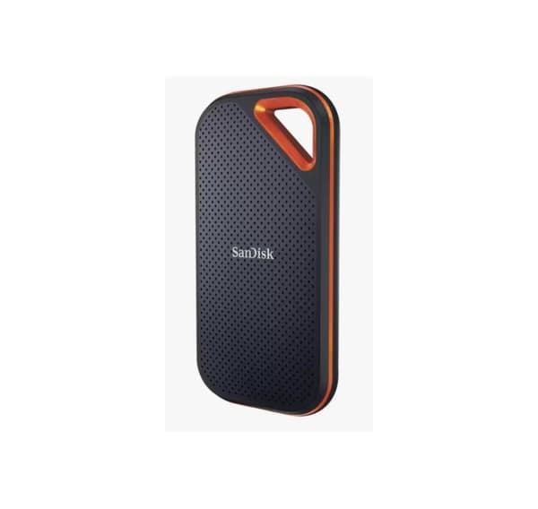 External ssd, Sandisk by western digital, extreme pro (1tb, usb-c, write speed 2000 mbytes/sec, read speed 2000 mbytes/sec)