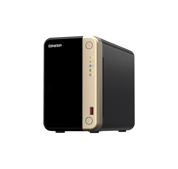Nas lagringstorn 2bay/ts-264-8g, Qnap Svart, Guld