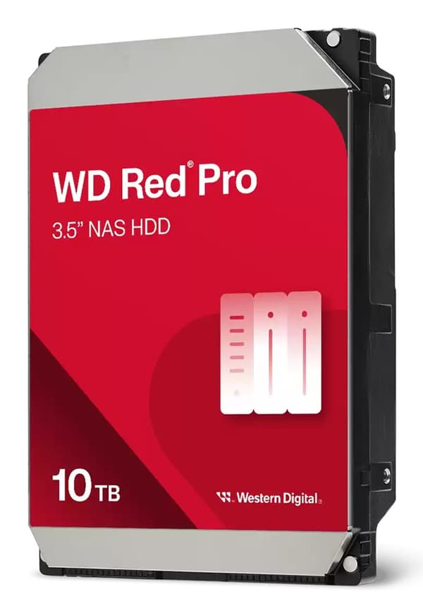 Western Digital Red Pro WD103KFBX intern hårddisk 10 TB 7200 RPM 512 MB 3,5" Serial ATA III