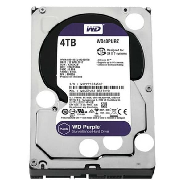 Hårddisk Western Digital SATA PURPLE 3,5" - 1 TB