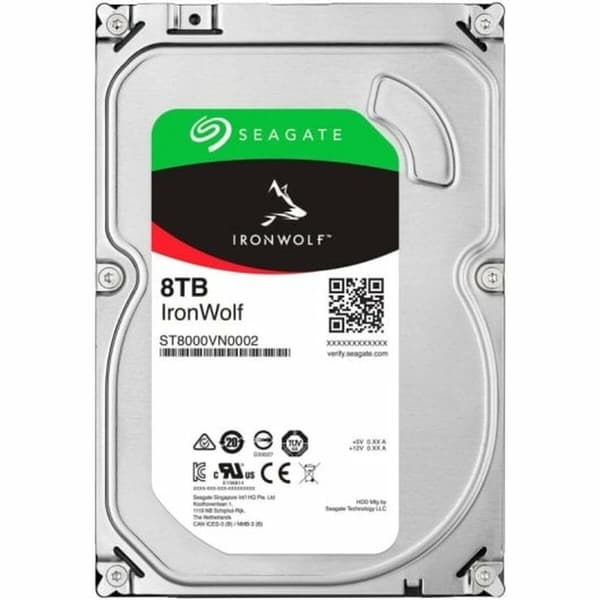 Hårddisk Seagate IronWolf 3,5" 8 TB