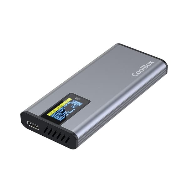 Kovalevysuoja CoolBox COO-MCM-M2F Harmaa Hopeinen 2,5" Harmaa