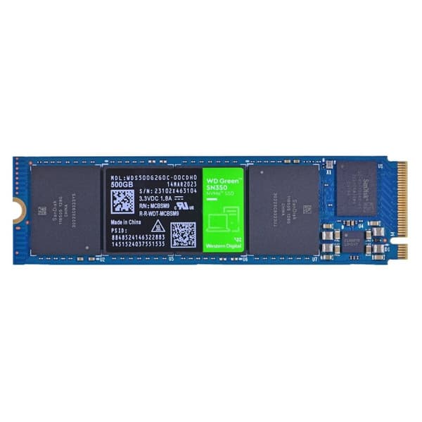 Hårddisk Western Digital Green SN350 500 GB SSD
