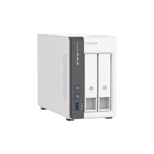 NAS-netværkslagring Qnap TS-216G Hvid Sort ARM Cortex-A55