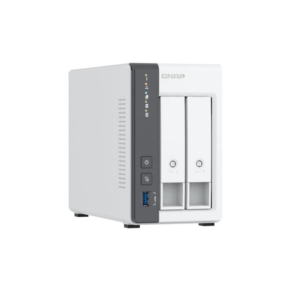 NAS Verkkotallennus Qnap TS-216G Valkoinen Musta ARM Cortex-A55