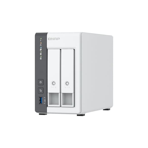 NAS Verkkotallennus Qnap TS-216G Valkoinen Musta ARM Cortex-A55