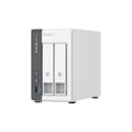 Pikkukuva 1 / 6: NAS Verkkotallennus Qnap TS-216G Valkoinen Musta ARM Cortex-A55