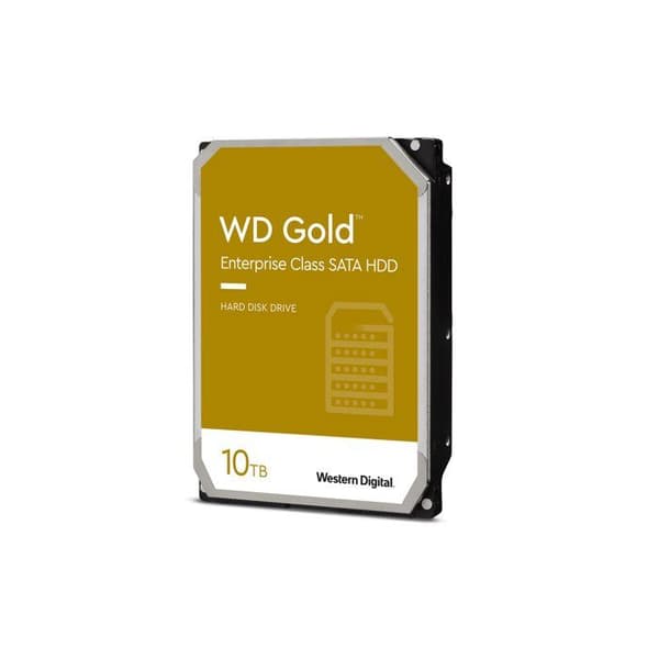 Intern hårddisk - WESTERN DIGITAL - WD Gold - 10TB - 7200 rpm - SATA 6 Gbit/s