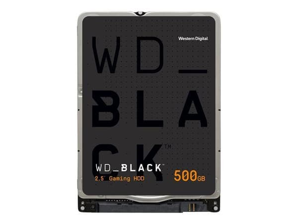 WESTERN DIGITAL WD Black Mobile 500Go SATA 6Gb/s 7mm WD Black Mobile 500Go HDD 7200rpm SATA seriell ATA 6Gb/s 64Mo cache 2.5p 7mm