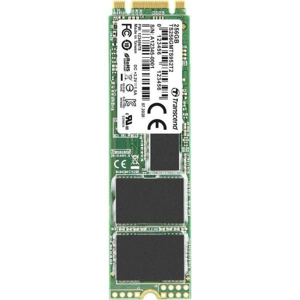 Intern SSD - TRANSCEND - MTS952T2 - 256 GB - NVMe/PCIe - SATA III 6 Gb/s