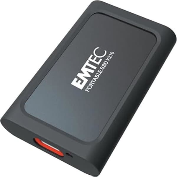 Extern SSD-enhet - EMTEC - X210 Elite - 2TB - USB 3.2 Gen1 - Stöttålig - Kompakt
