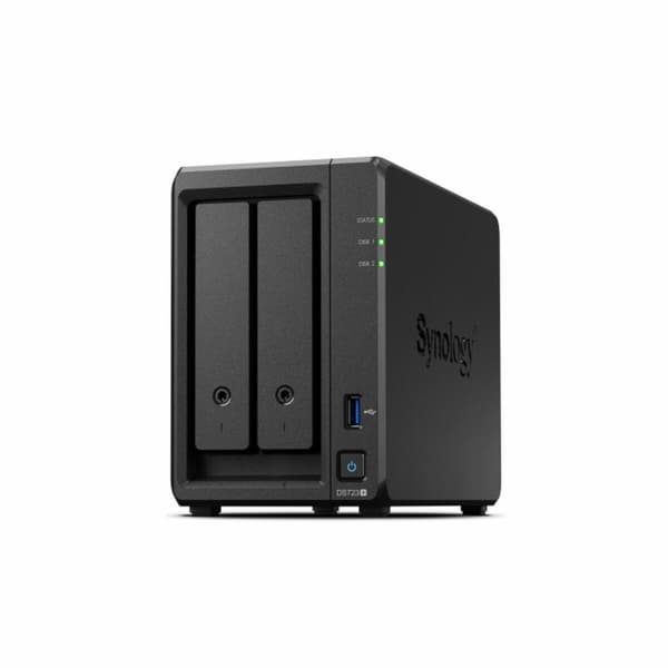 NAS Verkkotallennus Synology DS723+ Musta AM4 Socket: AMD Ryzen™ AMD Ryzen R1600 musta
