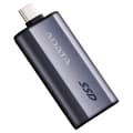 Miniatyrbild 1 av 6: Adata extern ssd-hårddisk - SC750-500G-CCBK - Extern SSD SC750 500GB Plug-Go Silver 1050/1000 ()