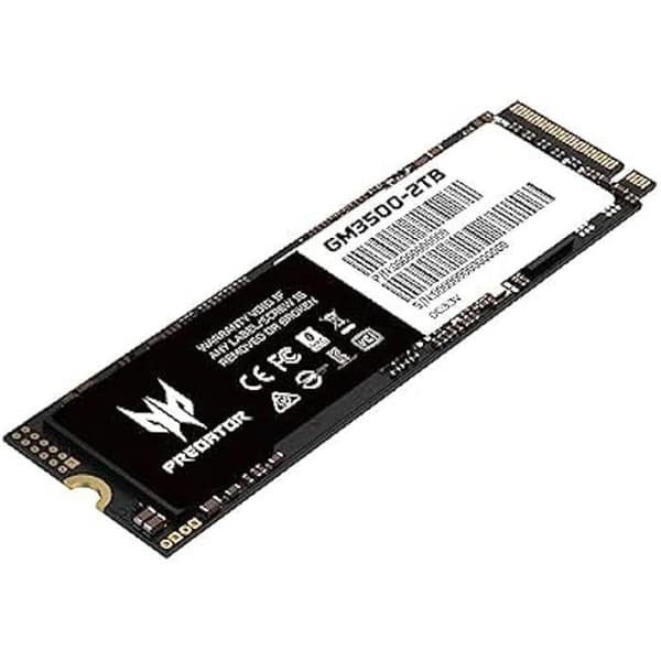 Hårddisk - Acer - SSD GM3500 M.2 2 TB - PCI Express 3.0 x4 (NVMe) - 3500 MB/s - 3D TLC