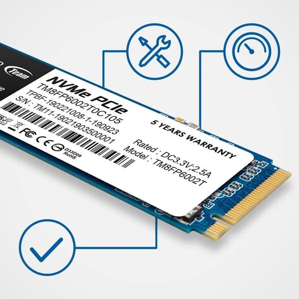 TEAMGROUP Team Group MP33 M.2 256GB PCI Express 3.0 3D NAND NVMe - TM8FP6256G0C101