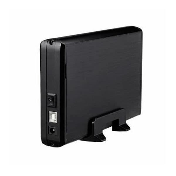 TooQ TQE-3509B hårddiskhölje - SATA-600 - USB 2.0 - Svart Svart